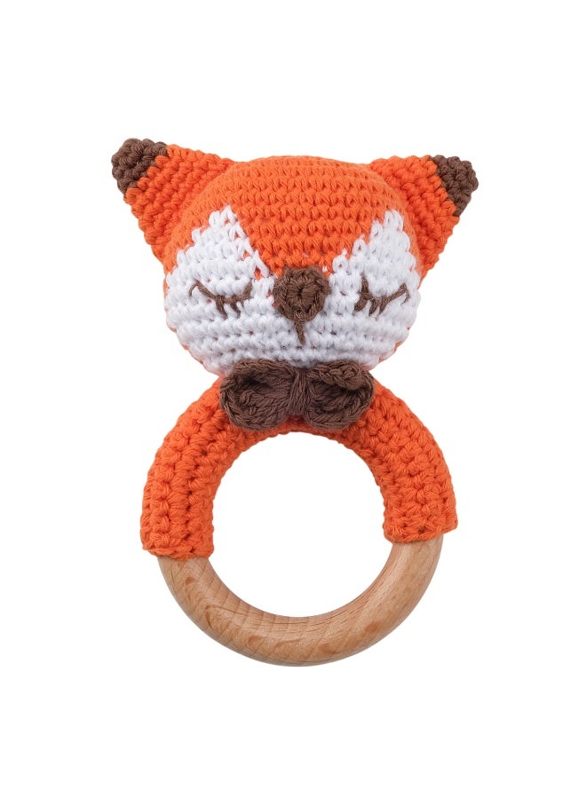 Bambimici Fox Handmade Crochet Teether - Image 2