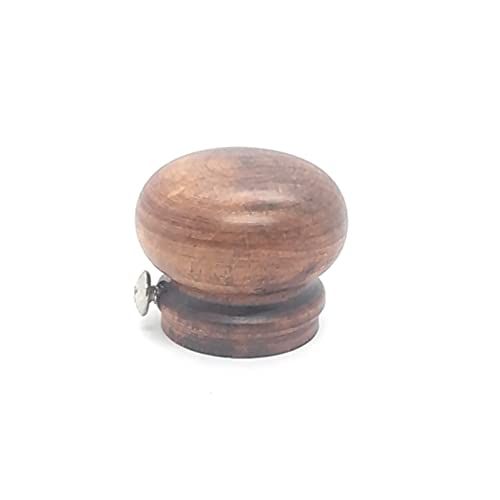 FAPBADRI Simple Curtain End Caps/Finials for a 1 inch Pipe/Rod, Wooden, 4 Pieces - Image 4