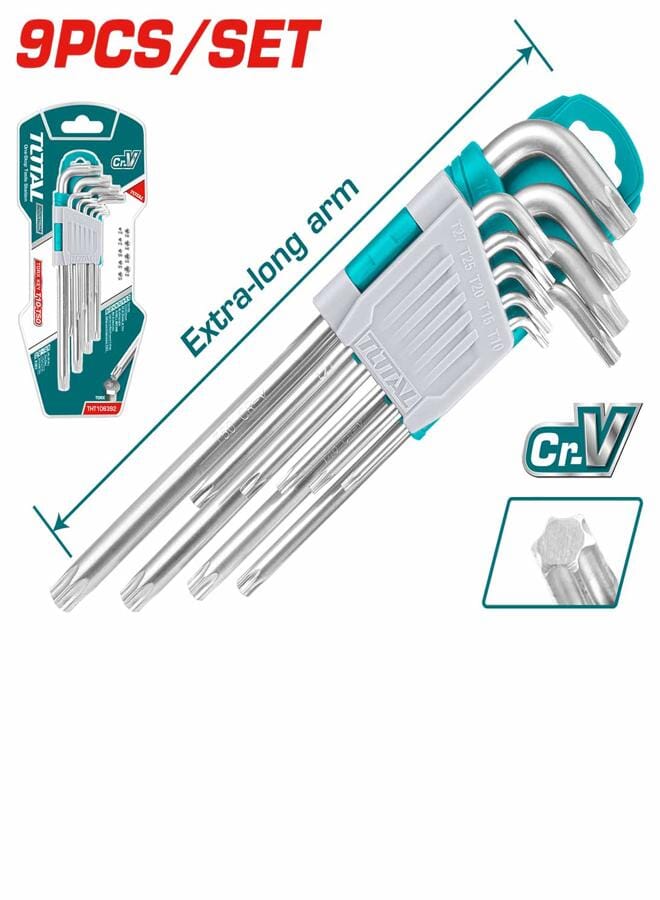 TOTAL Total Hex Key 9Pc Tht106192