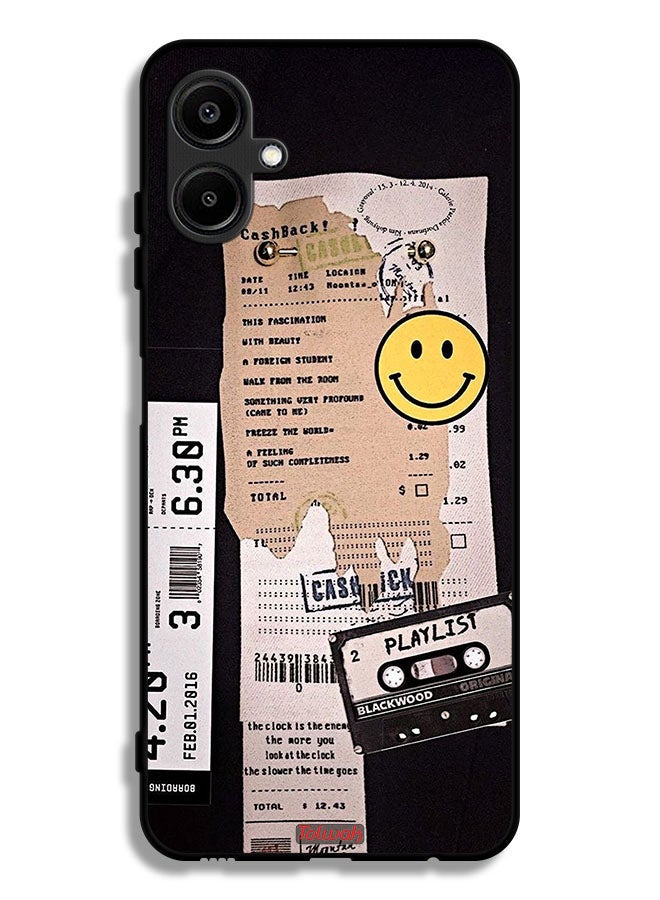 Tolwak Samsung Galaxy M06 5G Protective Case Cover Playlist Sticker - Image 1