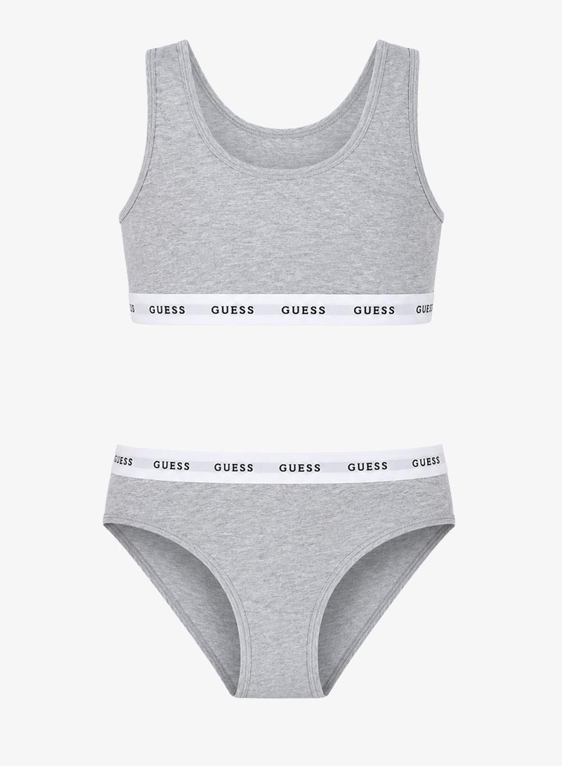 GUESS Kids Logo Band Vest and Brief Sets - Image 1