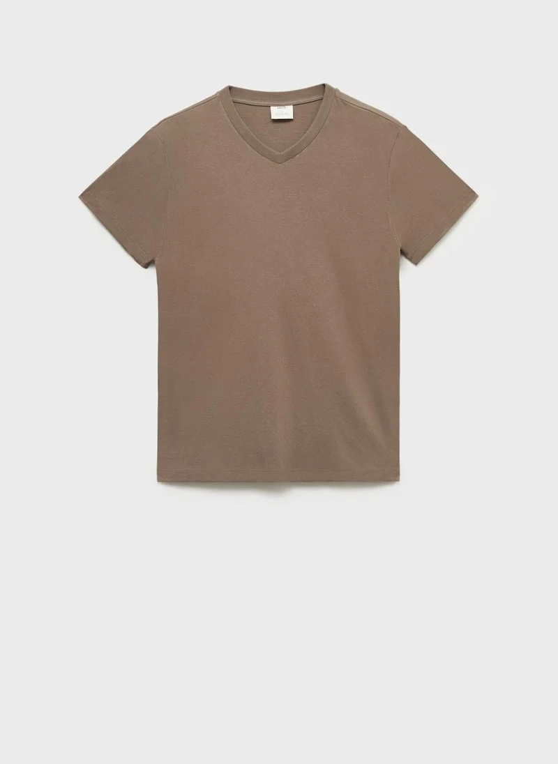 Mango Man V-Neck T-Shirt
