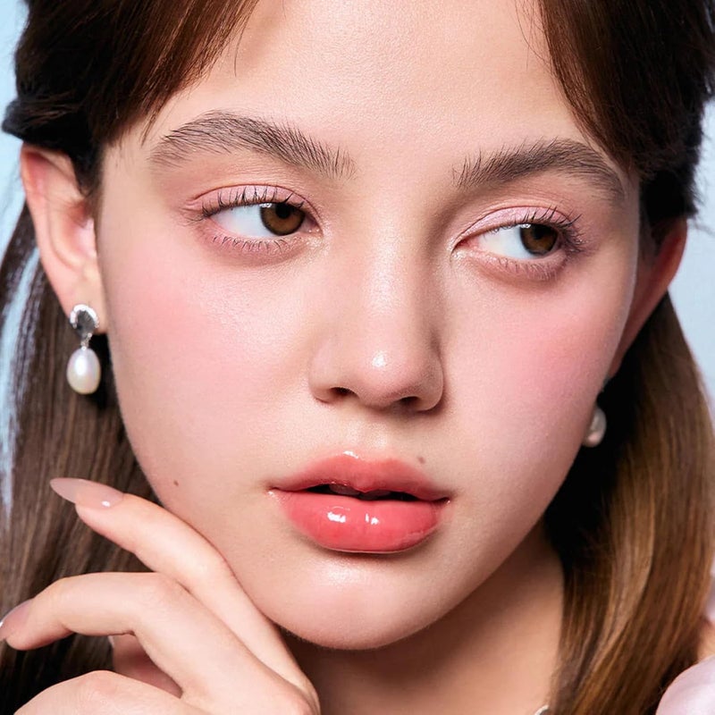 Flower Knows Shell's Jewel Nourishing Shimmer Lip Glaze - Moonlight Shimmer, Lip Oil Care & Juicy Shine, All-Day Hydration, Soft & Glistening Lips (P02 Stellar Nacre, 4.8ml) - Image 4