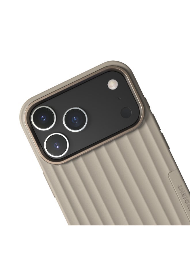 Nudient Bold Case w/ MagSafe for Apple iPhone 17 Pro Max 6.9" | Drop Protection, Shock Absorbing Cover, Smooth Silicon Grip, Slim & LightWeight, Eco-Friendly, Wireless Charging - Linen Beige - Image 5