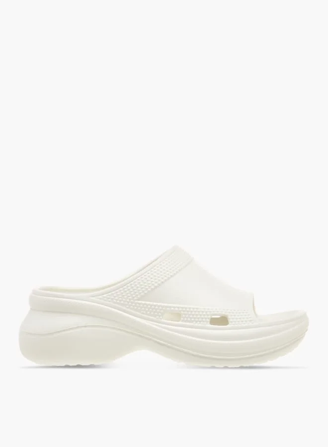 Flora Bella By Shoexpress Women Textured Slip-On Slides