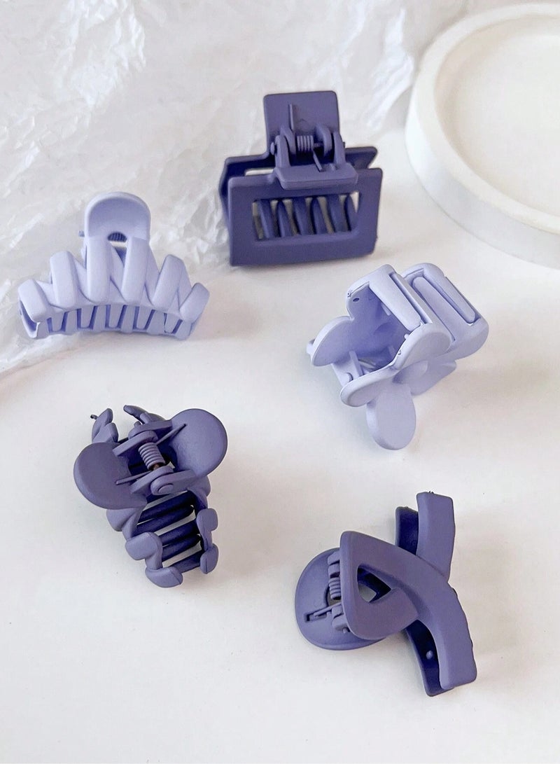 Purple Hair Clips Set of 10 Hair clips suitable for all hair types and provide strong hold throughout the day - Image 3