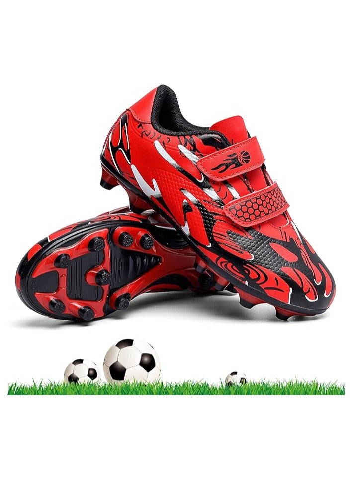 Kids Soccer Shoes Boys Girls Firm Ground Soccer Cleats Youth Professional Athletic Outdoor Football Shoes  - Image 2