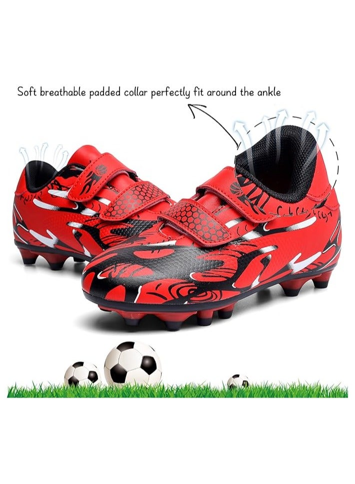 Kids Soccer Shoes Boys Girls Firm Ground Soccer Cleats Youth Professional Athletic Outdoor Football Shoes  - Image 4