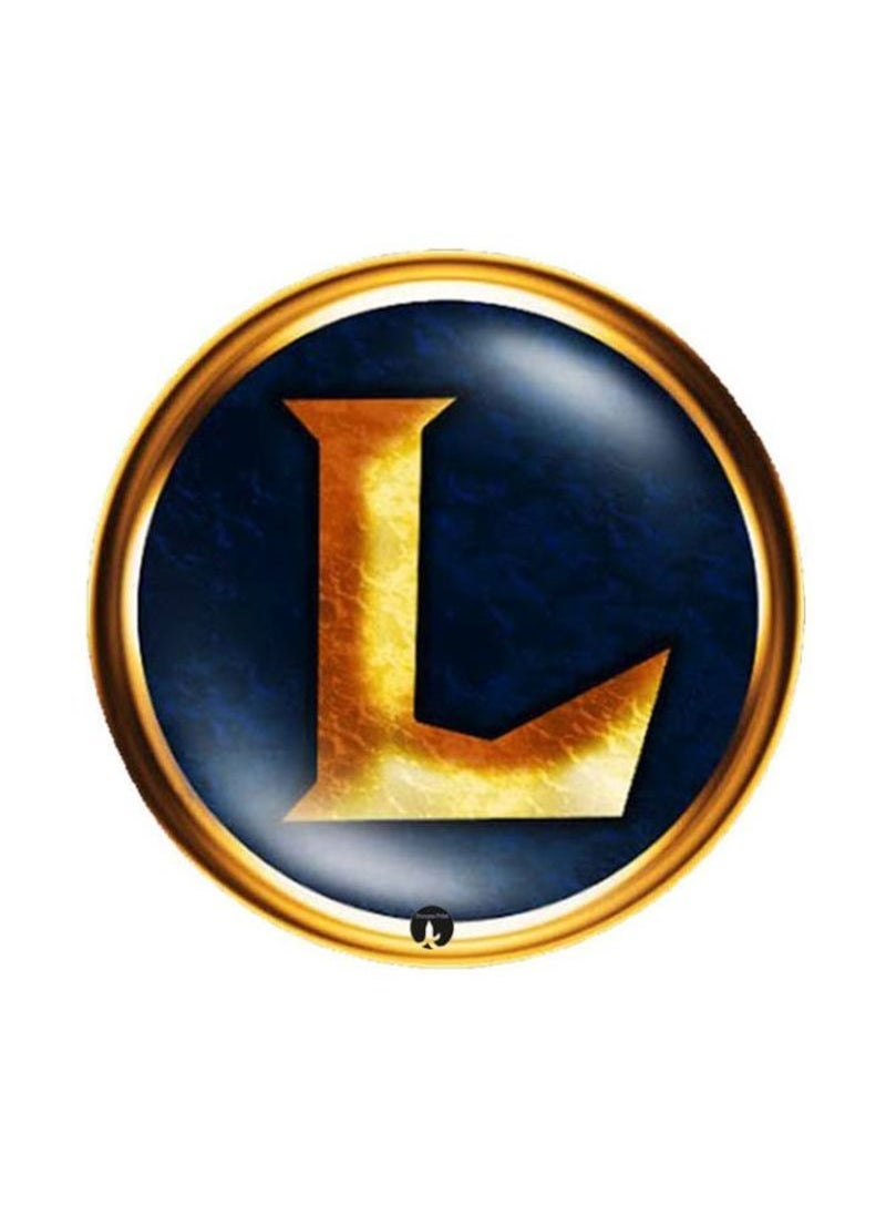 RKN Mousepad Of The Video Game League Of Legends Blue/Yellow 