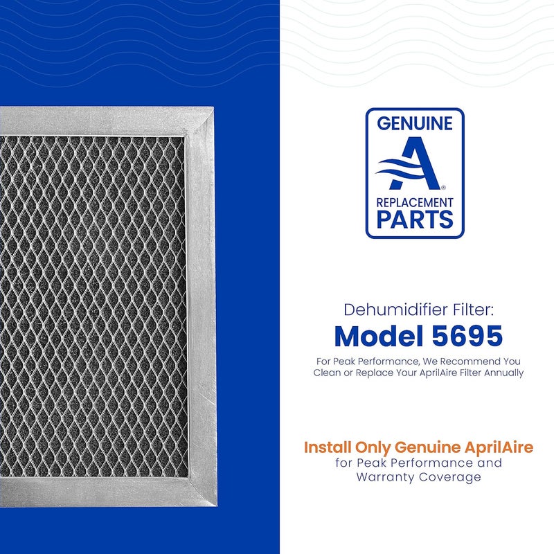 Aprilaire AprilAire 5695 Washable MERV 8 Dehumidifier Filter for WholeHouse Dehumidifiers 1820 and E070 8x115x1 Pack of 1 - Image 5