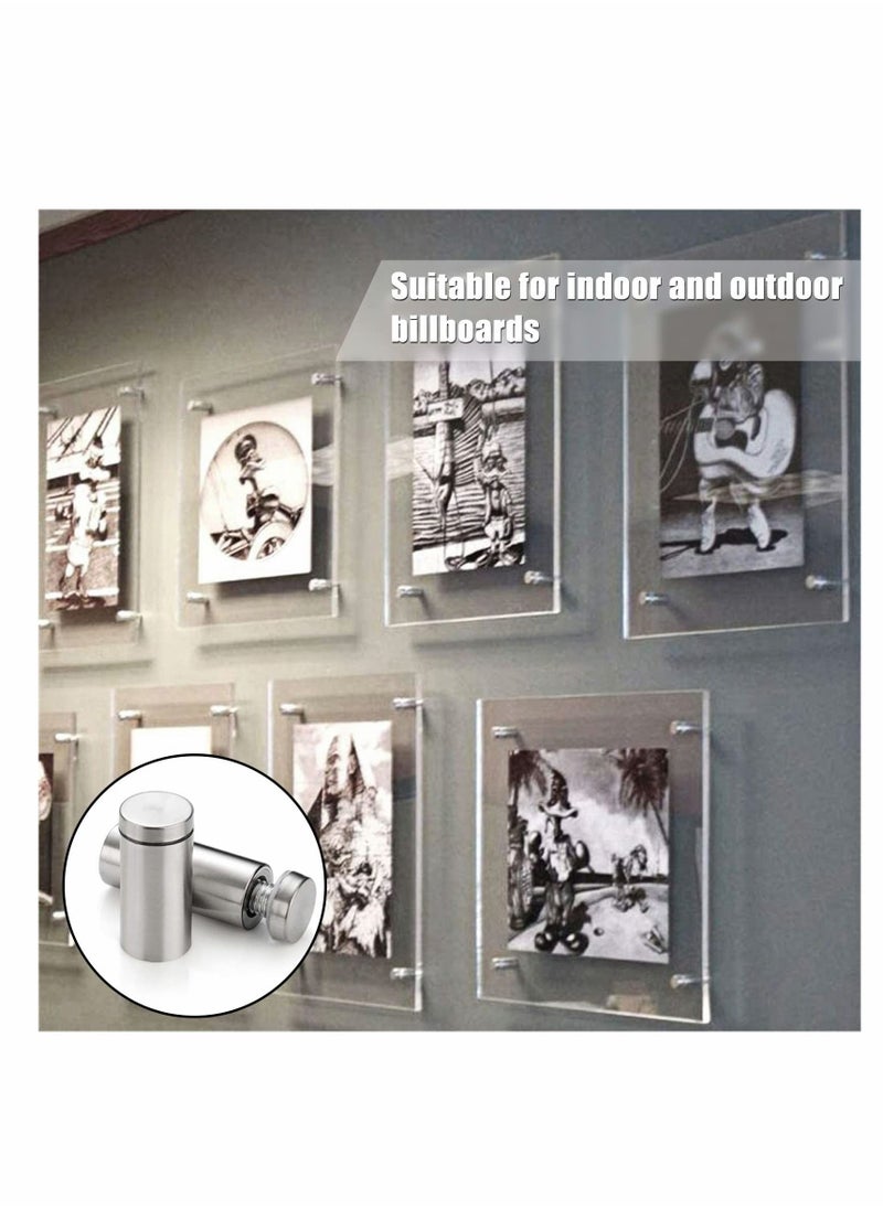 Y&D Standoff Fixings Screws, 24Pcs Stainless Steel Sign Advertising Nails, 12x25mm  - Image 5