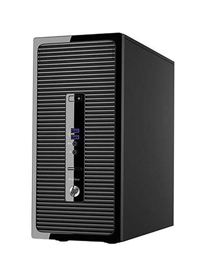 Prodesk 400G3 Microtower Desktop - Core I5-6500U, 500Gb, 4Gb, Dos Black