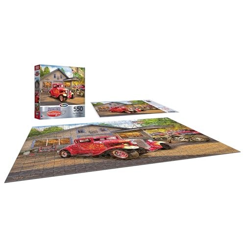 Roseart - American Nostalgia - Hot Rod Flames - 550 Piece Jigsaw Puzzle For Adults - Image 4