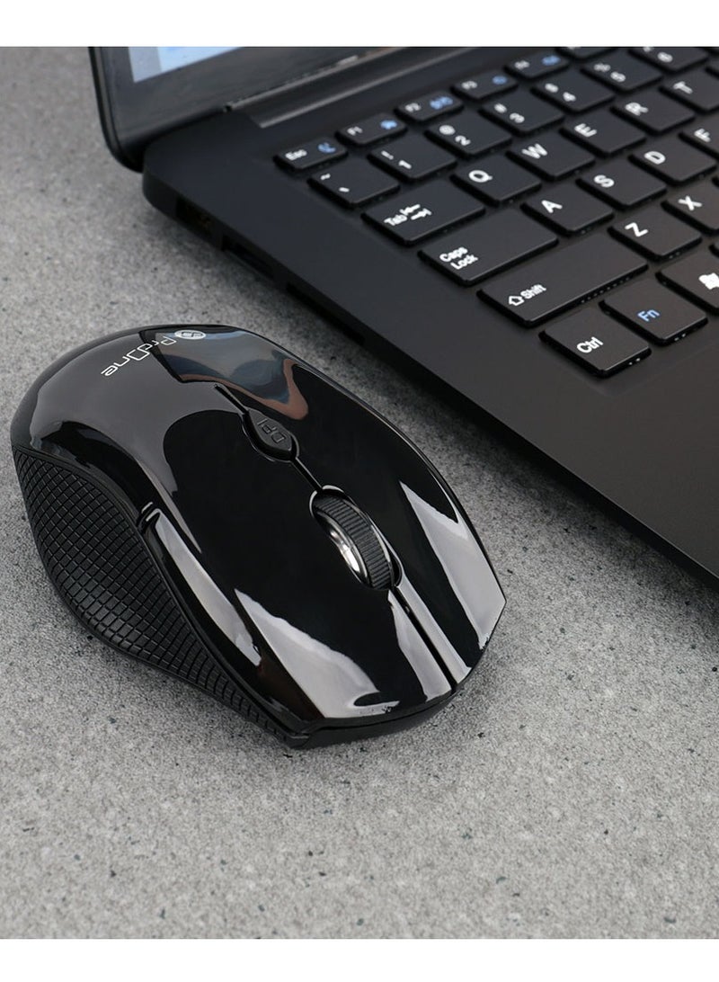 ProOne PMW60 Wireless mouse, 2.4G Ergonoic Optical Mouse, Computer Mouse for Laptop, 1600 DPI, 3 Adjustment Levels, 4 Buttons, 2 Battery, Mini USB Mouse for Laptop, PC, Chromebook, Notebook  - Image 5