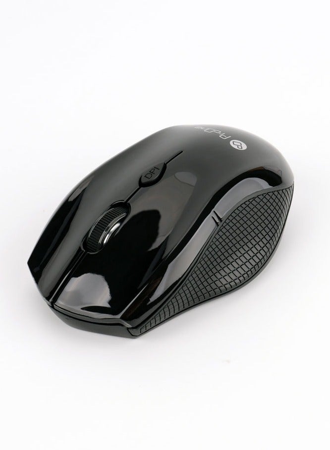 ProOne PMW60 Wireless mouse, 2.4G Ergonoic Optical Mouse, Computer Mouse for Laptop, 1600 DPI, 3 Adjustment Levels, 4 Buttons, 2 Battery, Mini USB Mouse for Laptop, PC, Chromebook, Notebook  - Image 3