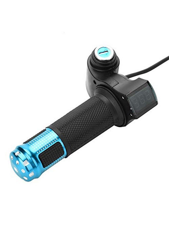 Bike Throttle Grip 4 Colors Twist Throttle Grips With Led Display Screen Handle With Key Knock For Electric Bike(Blue) - pzsku/Z1F02AA5CFCB072CE5BB8Z/45/_/1695646825/b4be795b-e51c-4c58-b26f-06bcd7719a8c