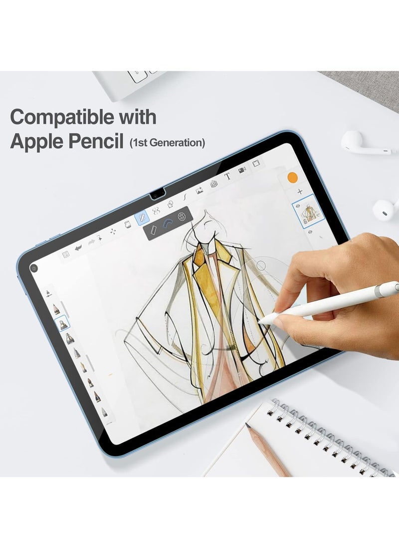 ابل ايباد A16 11 بوصة واقي شاشة من قطعتين، واقي شاparency, Delicate Touch Screen Protector For Apple iPad A16 11 inch 2025شة من الزجاج المقوى عالي الوضوح، مقاوم للخدش، خالٍ من الفقاعات، شفافية عالية، واقي شاشة يعمل باللمس رقيق ابل ايباد A16 11 بوصة - Image 5