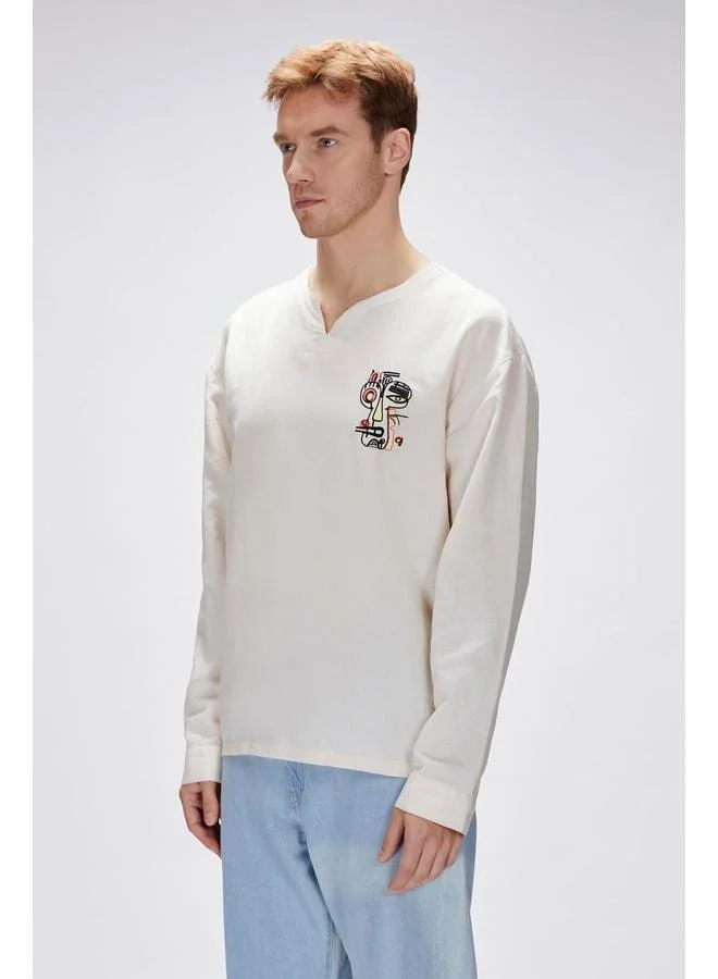 Bad Bear Loyd Beige Men's Shirt.