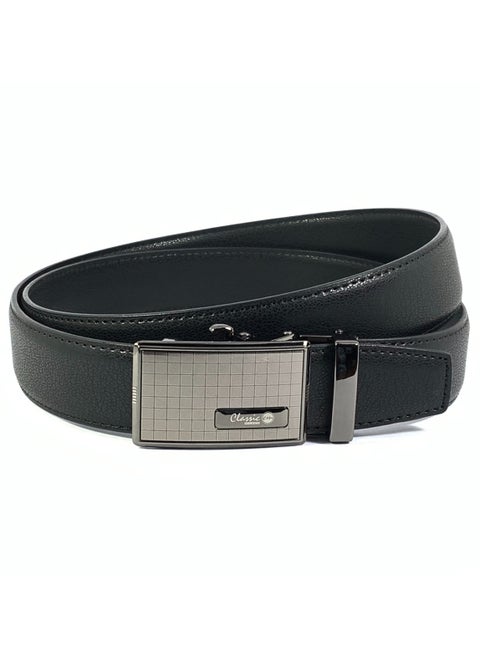 Classic Milano Genuine Leather Auto Profile Belt 32MM for men GRP203AL3204 by Milano Leather
