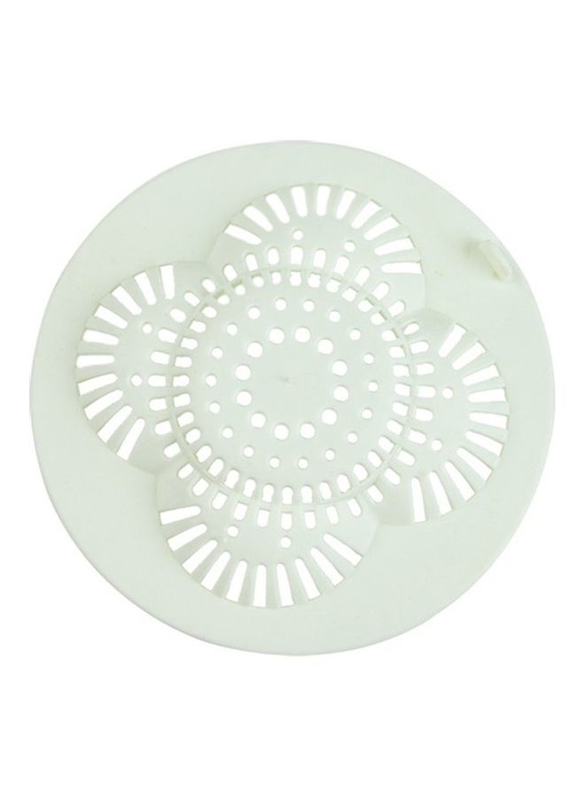 NIBEMINENT Flower Shape Anti-Displacement Bathroom Strainer Green 12 x 12cm - Image 5