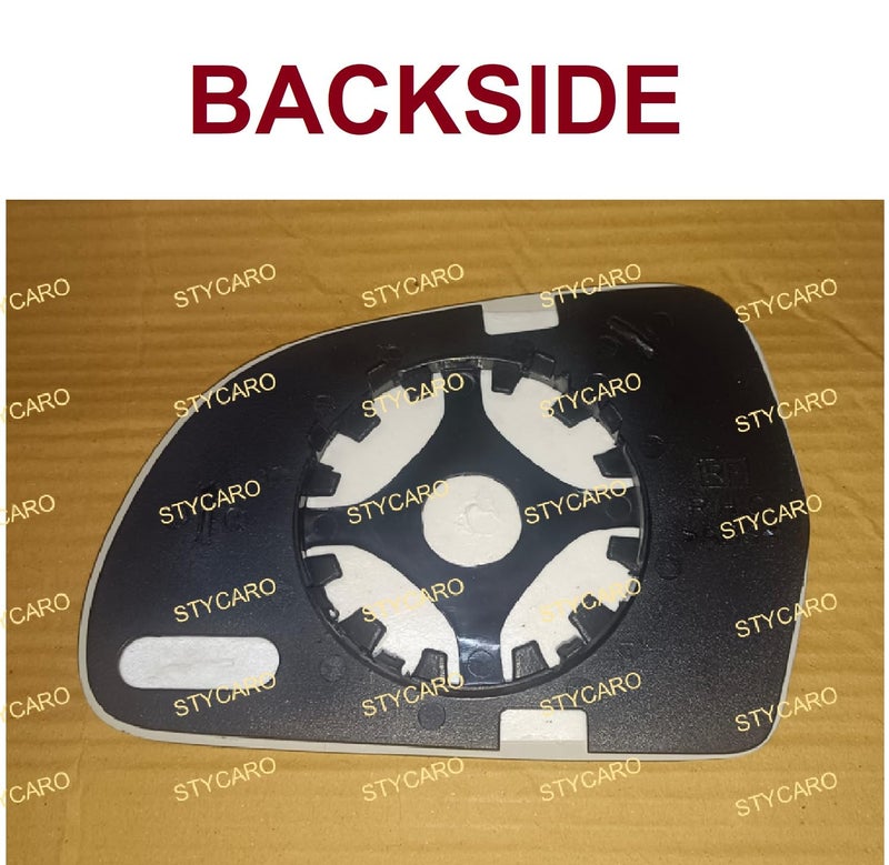 STYCARO -Side View Mirror Glass compatible with Skoda Laura 2009-2015 Model Type 2 -NON-HEATED (RIGHT DRIVER SIDE) - Image 2
