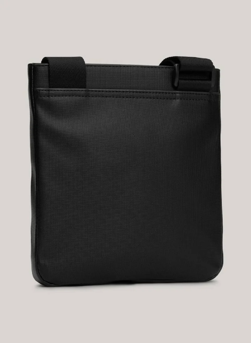 TOMMY HILFIGER Pique Textured Small Crossover Bag