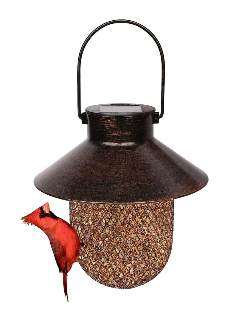 Zikra Bird Feeders Squirrel Proof Wild Bird Seed Feeders Outdoor Bird Feeders Waterproof with Seed Capacity for Cardinal Sparrow Finch Chickadee etc for Outdoors Hanging - Image 1
