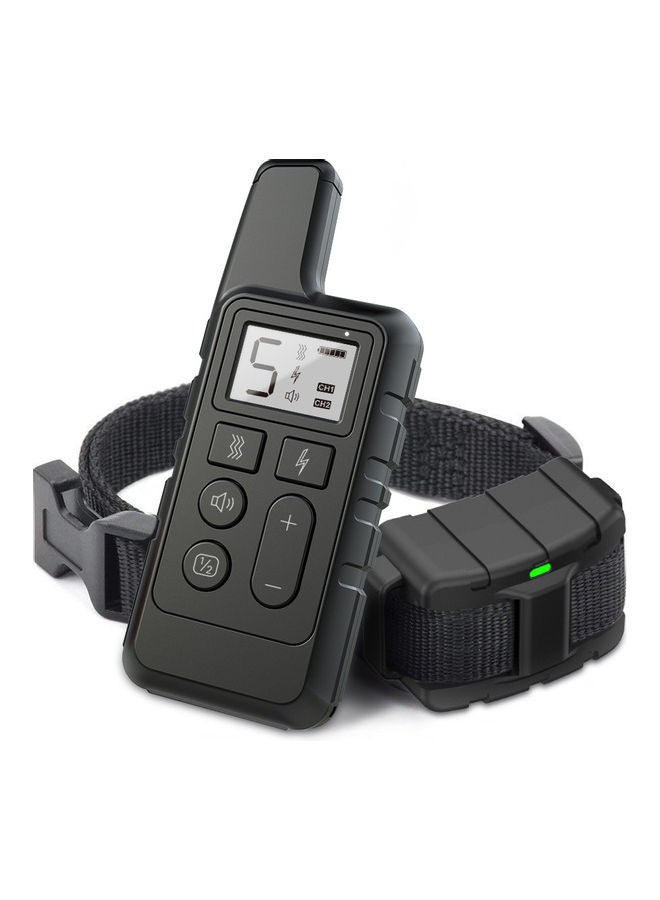 NIBEMINENT Dog Training Collar Electric Shock Vibration Sound Anti-Bark Remote Electronic Collars Waterproof Pet Supplies black 14*14*14cm - Image 5