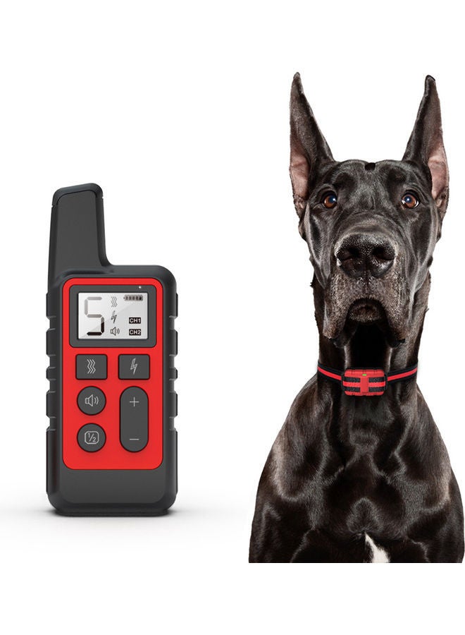 NIBEMINENT Dog Training Collar Electric Shock Vibration Sound Anti-Bark Remote Electronic Collars Waterproof Pet Supplies black 14*14*14cm - Image 3