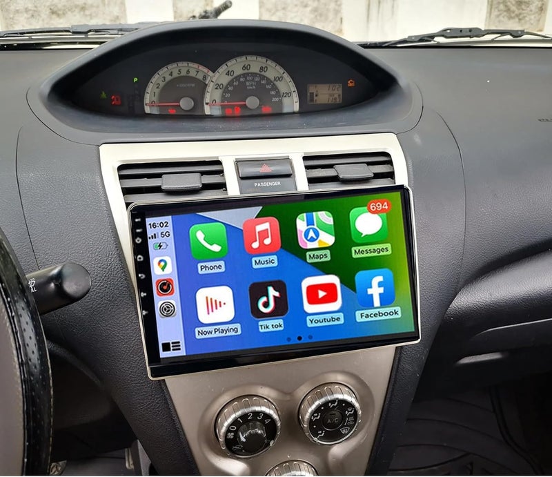 4k MRC Toyota yaris android screen 2007-2013,4gb ram 64gb memory wireless applecarplay android auto reverse camera included ahd - Image 4