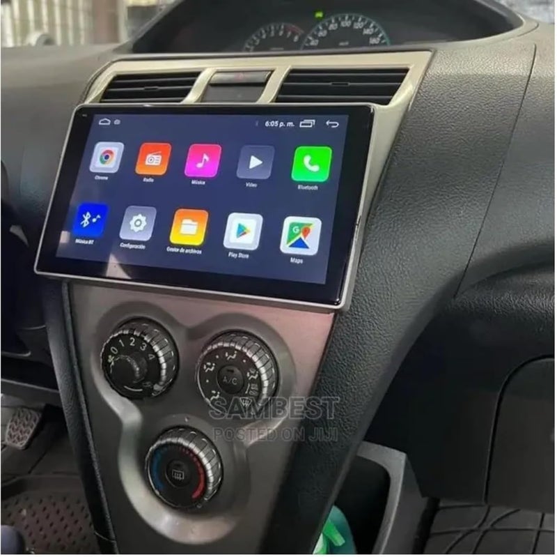 4k MRC Toyota yaris android screen 2007-2013,4gb ram 64gb memory wireless applecarplay android auto reverse camera included ahd - Image 3