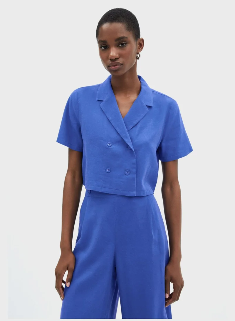 MANGO High Waist Pants