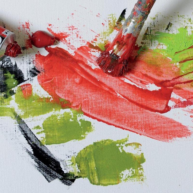 Canson Figueras Oil & Acrylic 290gsm Paper pad Including 10 Sheets, Size:33x24cm, Canvas-Like Texture - Image 3