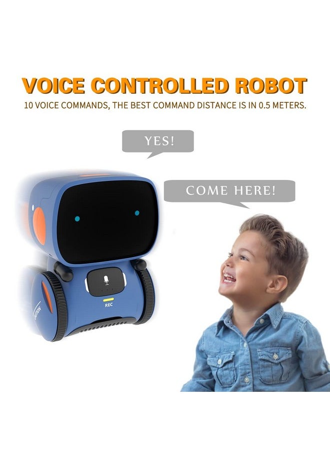 98K 98K Robot Toys for Boys and Girls, Voice Control and Touch Sensor Interactive Smart Talking Robots Intelligent Partner and Teacher with Singing, Dancing, Repeating, Toy Gifts for Kids Age 3 and Up  - Image 3