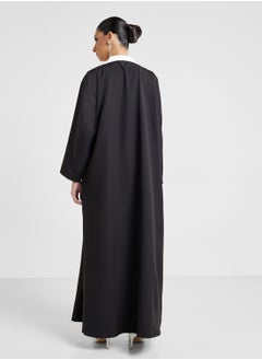 Khizana Two Toned Abaya With Sheila  - Image 2