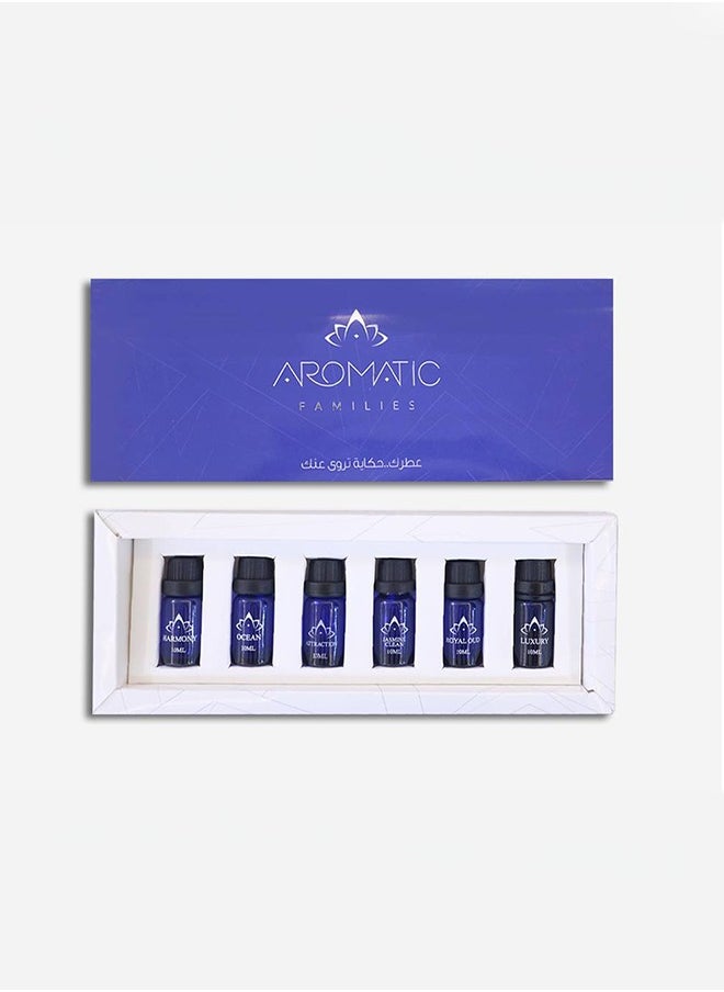 Package Aroma of Oils 6 Piece 10ml 