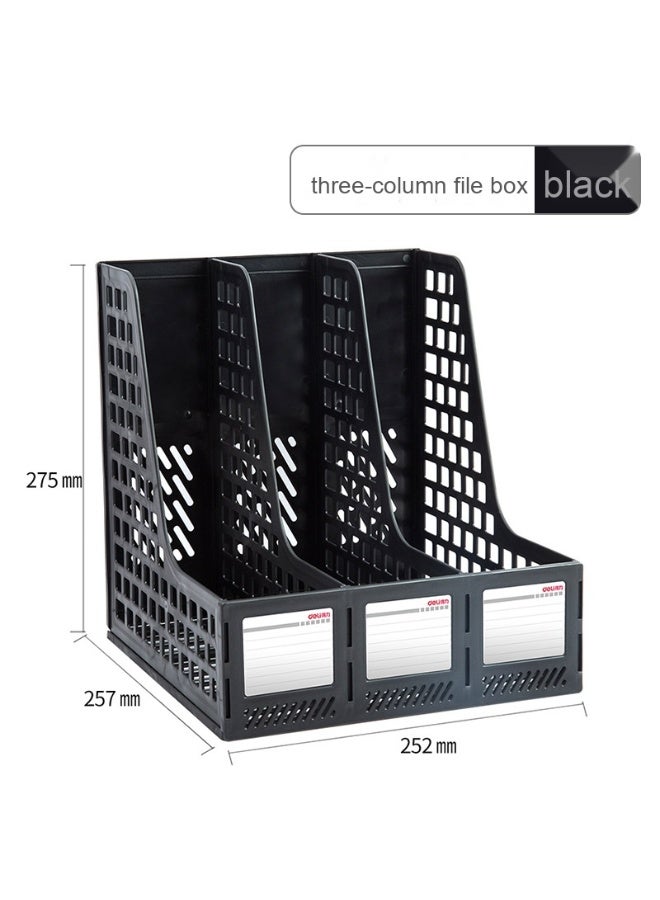 Deli Thickened Plastic Document Frame - Vertical Storage Solution