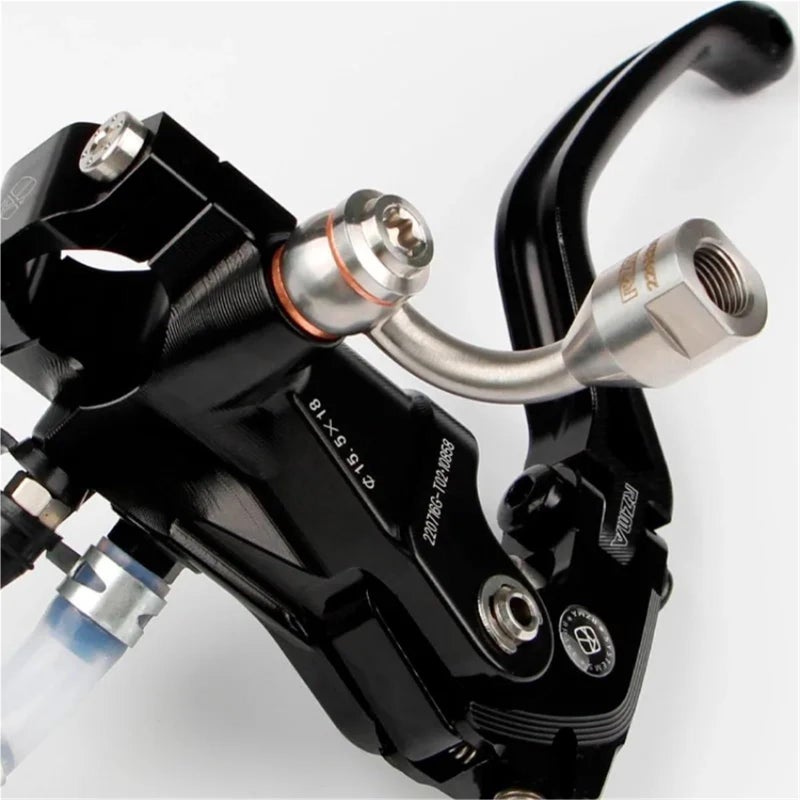 Stainless Steel 304 Hydraulic Brake Clutch Hose Line Pipe Banjo Fitting 50mm For Motorcycle - Image 4