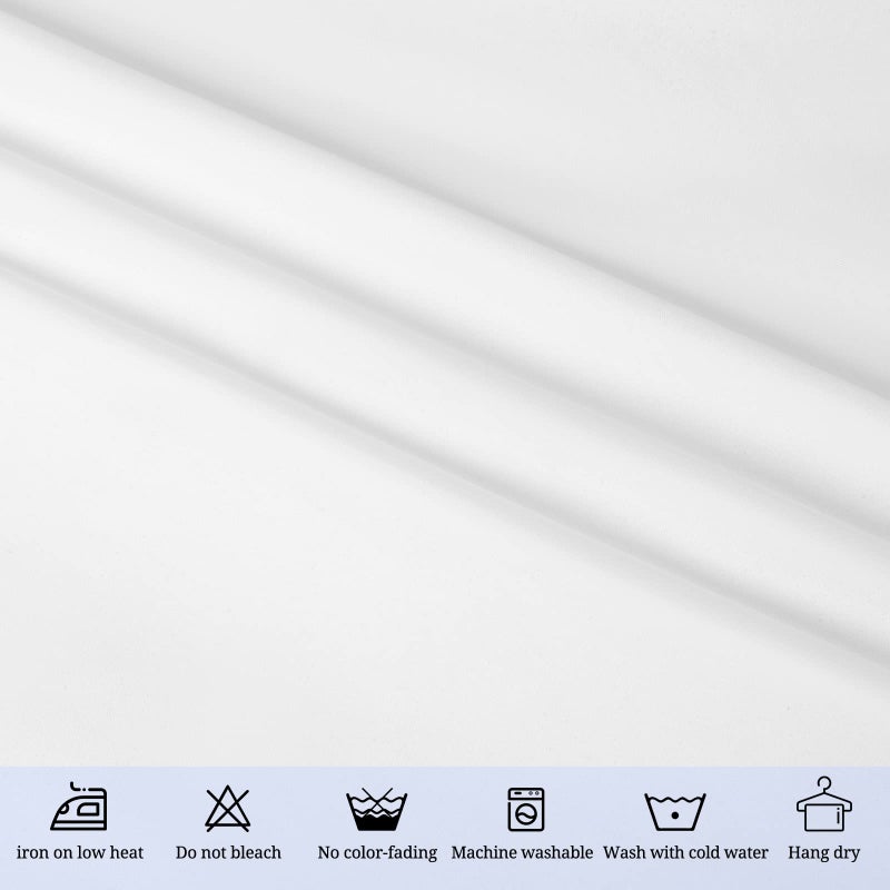REWOMC 10 Pack White Tablecloths for 8ft Rectangle Tables 60 x 126 Inch - Polyester Table Cover Stain and Wrinkle Resistant Washable Fabric Table Clothes for Wedding Party Banquet Reception Restaurant - Image 3