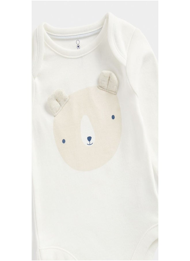 mothercare - Bear Bodysuit - Image 1