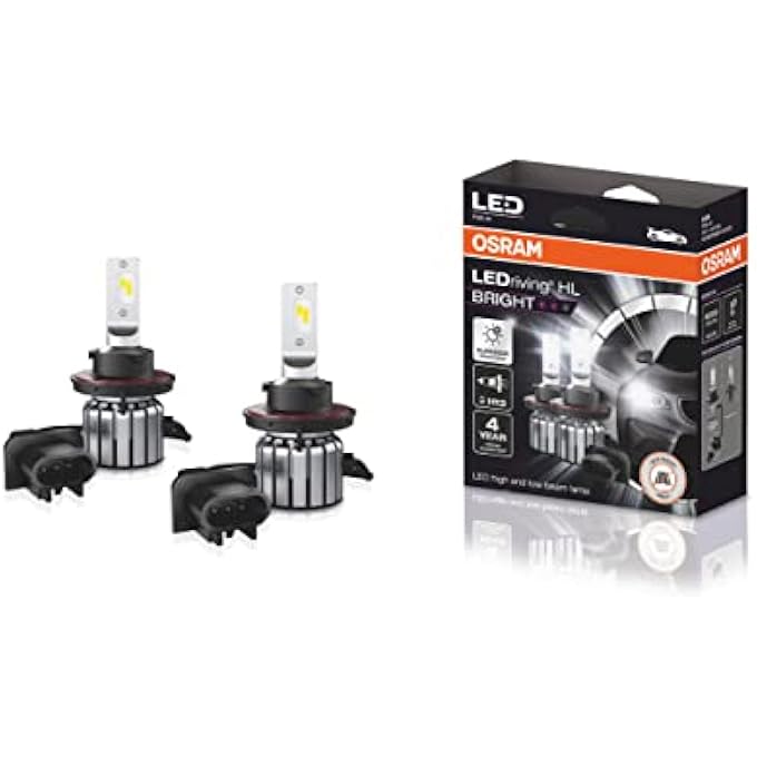 OSRAM Ledriving Hl Bright H13 12V 1510W P264T 6000K White 2 St - Image 1