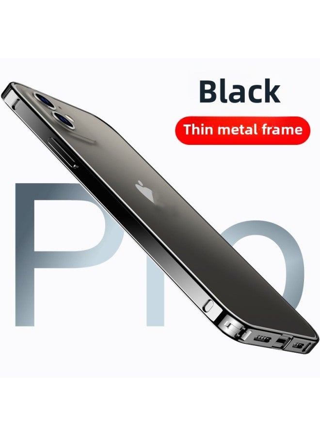 Suitable For Apple Metal Frame Ultra-thin Mobile Phone Case Bare Metal Feel Aluminum Alloy Protection  iPhone13 