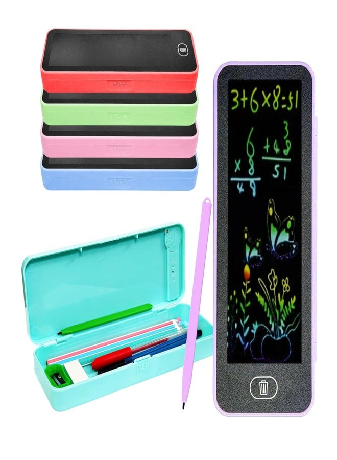 FUBIX 2 in 1- Pencil case for Girls & Boys | Pencil case for Kids | Writing Tablet |LCD Display- pencilcase Pouch | Pencil Box for Kids Girls | LCD Drawing Pencil Box (Color May Vary) (20) - Image 1