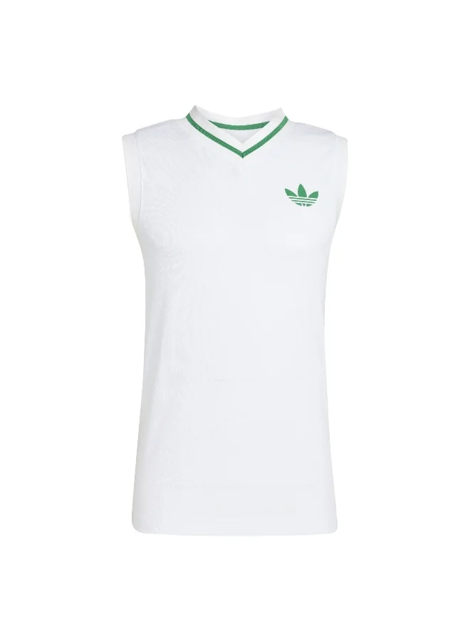 adidas Adidas Tank Top Pro White T-Shirt (Sleeveless) T-Shirts For Men