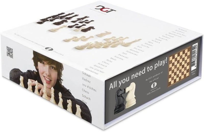 DGT 10874 DGT CHESS STARTER BOX GREY (Board &