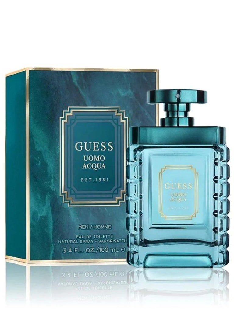 GUESS Uomo Aqua for Men Eau de Toilette 100ml  - Image 1