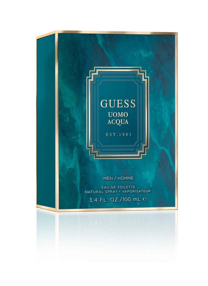 GUESS Uomo Aqua for Men Eau de Toilette 100ml  - Image 3