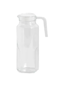 Luminarc Tuff Durable Fridge Glass Jug with Lid Clear 1.3 L V0487  - Image 2