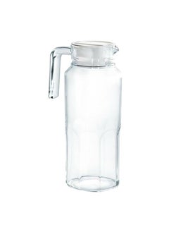 Luminarc Tuff Durable Fridge Glass Jug with Lid Clear 1.3 L V0487  - Image 1