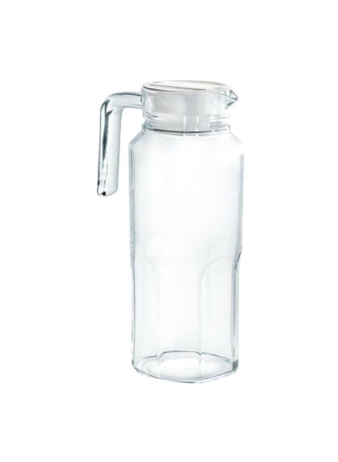 لومينارك إبريق ثلاجة زجاجي متين بغطاء شفاف سعة . لتر - Image 1